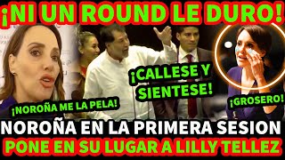 ¡NO LE DURO NI UN ROUND FERNANDEZ NOROÑA HACE POMADA A LILLY TELLEZ EN LA PRIMERA SESION DEL SENADO [upl. by Oivaf780]