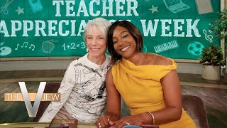 Tiffany Haddish Gets A Surprise From A Teacher Who Changed Her Life  The View [upl. by Nner]