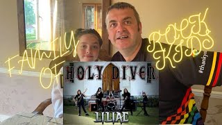 Holy Diver  Liliac Official Cover Music Video 11YR AND 12YR OLDS Reactions [upl. by Grassi]