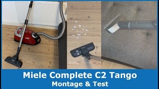 Montage und Test des Miele Complete C2 Tango EcoLine Staubsauger mit Beutel Praxistest [upl. by Cathi]