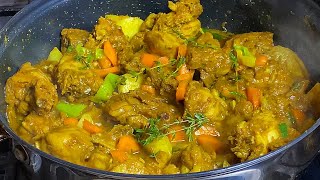 Curried ChickenHow to make Curry Chicken Jamaican Style [upl. by Eniamrehc]