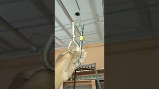 ఫ్యాన్ హుక్ ఫిట్టింగ్  anchor hook fitting   telugu by Vinnu electrical  shorts trending [upl. by Esyned]