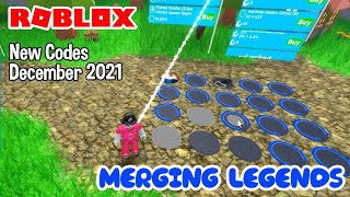 Roblox Merging Legends New Codes December 2021 [upl. by Yonina]