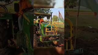 Johndeere 4x4 stunt power shorts youtubeshorts rotavator nishudaswal tractor bholubhaiaa [upl. by Osman829]