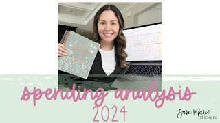 How Much Did We Spend in 2024  2024 Spending Analysis  Sara Marie [upl. by Lrig]