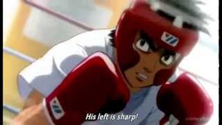 Ippo vs Itagaki  Sparring ENG SUB [upl. by Enomis]