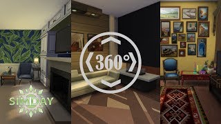 The Sims 4 360° Small Living Room Design Ideas No CC [upl. by Adnarahs]