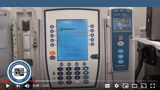 Infusion Pump Hospira Alaris Visual Inspection [upl. by Dlnaod]