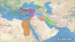 Timeline map of ancient civilizations in IRAN and some neighboring civilizations 5000BC to 1AD [upl. by Leber979]