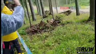 Ott Tanak Rally Estonia 2024 SS2 Crash [upl. by Grochow]