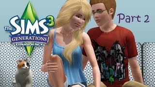 Lets Play The Sims 3 Generations Part 2  First Date and Daniels Daycare [upl. by Woll]