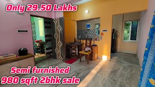 980 sqft 2bhk sale at 2950 Lakhs near Garia metro l flat for sale in Kolkata l low budget 2bhk sale [upl. by Ydiarf]