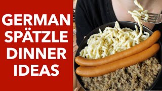 How to serve German Spätzle traditionally 13 Spaetzle Dinner Ideas [upl. by Adnahcir]