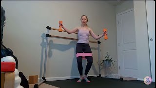 My Barre Fitness Practice with Foam Rolling  October 8 2024 elenasbarre [upl. by Gilbye206]