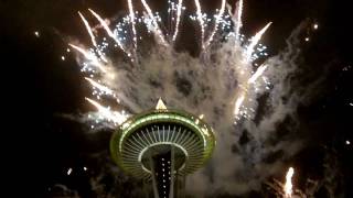 New Years 2010 Seattle Space Needle [upl. by Anahcar]