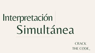 Ejercicio de interpretación simultánea con frases [upl. by Massab]