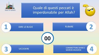 أسئلة عن أركان الدين  Quiz religioso sui pilastri della religione musulmana  Islam in Italiano [upl. by Zetnwahs]