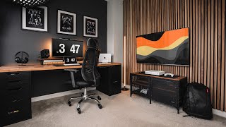 MASSIVE Home Office Upgrade A Highly Functional Workspace amp Gaming Setup [upl. by Cirederf984]