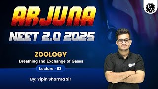 Breathing And Exchange Of Gases Lecturer 03  By Vipin Sharma Sir  Zoology [upl. by Lenhard]