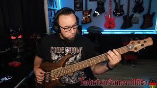 Powerwolf  Nightside of Siberia ft Jonan Hegg  Bass Cover [upl. by Adiaz]