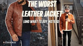 The Worst Leather Jacket In the World A Review And What to Buy Instead [upl. by Yngiram]