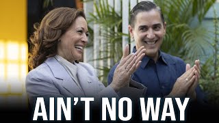 Kamala claps along a protest song in Puerto Rico UNTIL she gets told what the song actually means [upl. by Eisor]