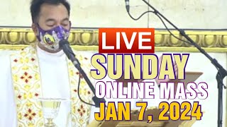 QUIAPO CHURCH FILIPINO LIVE MASS TODAY JAN 72024 [upl. by Naujuj]