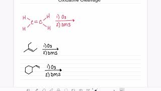 117 Oxidative cleavage ozonolysis of an alkene [upl. by Tigram397]