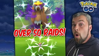 Over 50 Shiny Shadow Entei amp Kartana Raids 8 Shinies Caught Pokémon GO [upl. by Peednam]