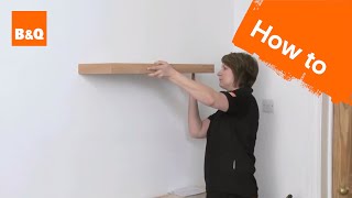 How to put up a floating shelf [upl. by Remus]