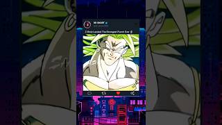 Z Broly Landed The Strongest Punch Ever 🗿dbsshorts [upl. by Aidne]