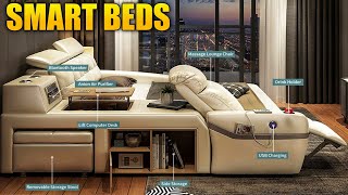 SMART BED TECHNOLOGY  Smart Home Automation 2021  Modern Homes Tour  Part 4 [upl. by Knowling]