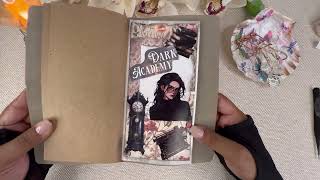 ASMR  Creative Journal With Me  Dark Academy  No Talking [upl. by Sayers]