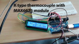 How to measure high temperature with k type thermocouple [upl. by Yevad]