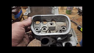 12 VW Build  Part 191  Cutting Out Cylinder Head Parts [upl. by Anella949]