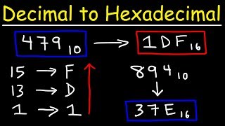 How To Convert Decimal to Hexadecimal [upl. by Lynch]