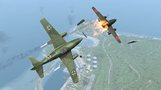 Fighter Jet MidAir Interceptions amp Takedowns 2  BeamNGdrive [upl. by Fawne]