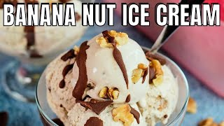 Banana Nut Ice Cream  Banana Ice Cream [upl. by Asirb]