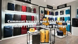 Comment trouver une référence de valise  Samsonite ou Delsey [upl. by Annahsed741]