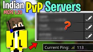 Top 3 Best PvP Server For Minecraft PE  PvP Server For MCPE 120 [upl. by Knighton257]