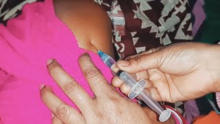 IM Intramuscular Arm injection PushNalbunNalbuphine Hy injection Video24 Ep 131 Anik Health Tips [upl. by Annaid]