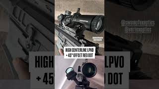 High centerline LPVO  45° offset red dot [upl. by Ebneter]