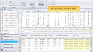 Chromeleon Get Current Retention Times [upl. by Thomey]