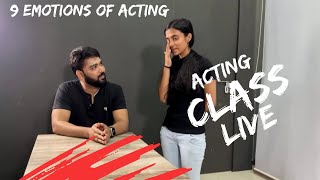 Acting Class live 9 emotion [upl. by Siobhan]