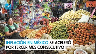 Inflación en México comenzó el 2024 acelerándose por tercer mes consecutivo [upl. by Bury637]