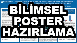 Bilimsel Poster Yaparken nelere dikkat etmek gerek Öğrenci Kongreleri Posterleri [upl. by Akemit]