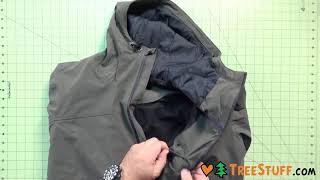 Dickies Waterproof Breathable Hooded Jacket  TreeStuffcom 360 View [upl. by Aridnere758]