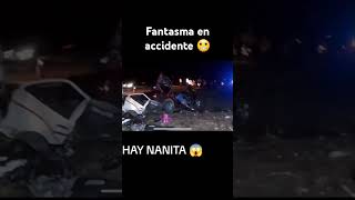 IMPRESIONANTE ANTASMA EN ACCIDENTE 😮 viralvideo fypシ゚ paranormal terror shorts [upl. by Sellihca]