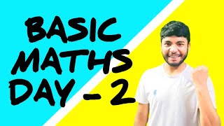 BASIC MATHS DAY 2 MMC  Medi Maths Classes [upl. by Herod]