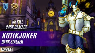 WOW 56 KILL 245K DAMAGE KotikJoker ANDROXUS PALADINS COMPETITIVE DIAMOND DARK STALKER [upl. by Ilonka]